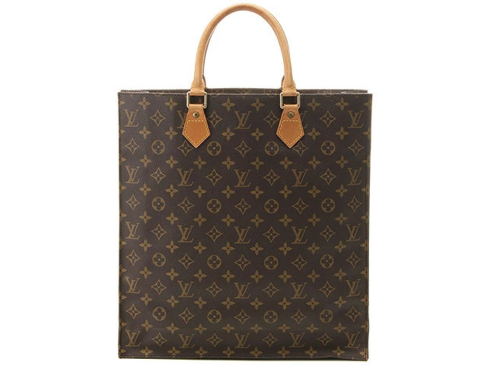 LOUIS VUITTON Sac Plat Monogram Tote Bag